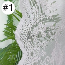 Sheer Window Curtains Elegant Voile Drapes For Living Room