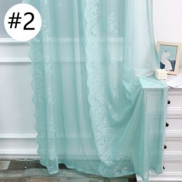 Sheer Window Curtains Elegant Voile Drapes For Living Room