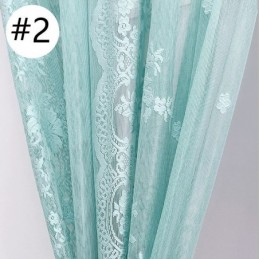 Sheer Window Curtains Elegant Voile Drapes For Living Room