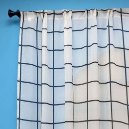 Lattice Pattern Voile Curtain Made to Measure Curtain Sheer Curtains For Living Room Bedroom