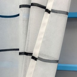 Lattice Pattern Voile Curtain Made to Measure Curtain Sheer Curtains For Living Room Bedroom