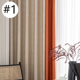 Geometric Jacquard Curtains Blackout For Living Room
