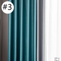 Geometric Jacquard Curtains Blackout For Living Room