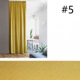 Modern Solid Color Curtain Made to Measure Curtain Blackout Curtains Drape For Living Room