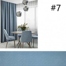 Modern Solid Color Curtain Made to Measure Curtain Blackout Curtains Drape For Living Room