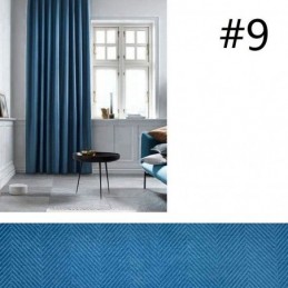 Modern Solid Color Curtain Made to Measure Curtain Blackout Curtains Drape For Living Room