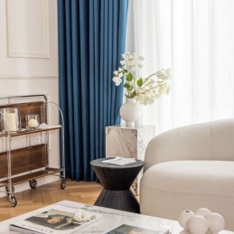 Houndstooth Jacquard Curtain Made to Measure Curtain High Shading Curtin For Living Room Bedroom