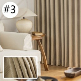 Houndstooth Jacquard Curtain Made to Measure Curtain High Shading Curtin For Living Room Bedroom