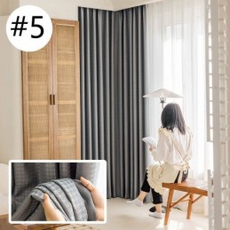 Houndstooth Jacquard Curtain Made to Measure Curtain High Shading Curtin For Living Room Bedroom