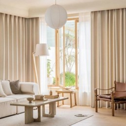 Blackout Curtains With Wave Line Pattern For Living Room Bedroom