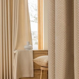 Blackout Curtains With Wave Line Pattern For Living Room Bedroom