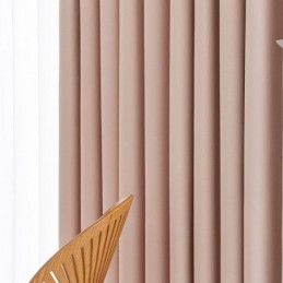 Nordic Curtains Solid Color Blackout For Living Room
