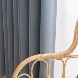 Nordic Curtains Solid Color Blackout For Living Room