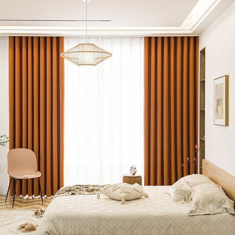 Blackout Curtain Made to Measure Curtain Embroidered Curtains Thermal Insulated Living Room