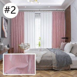 Wavy Jacquard Curtains Window Curtain Made to Measure Curtain For Living Room