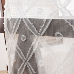 Delicate Sheer Curtain Made to Measure Curtain Embroidered Tulle Curtains For Living Room