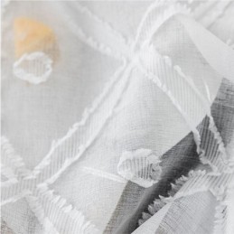 Delicate Sheer Curtain Made to Measure Curtain Embroidered Tulle Curtains For Living Room