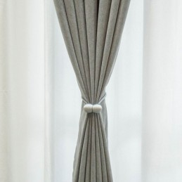 Nordic Curtains Solid Color Blackout For Living Room