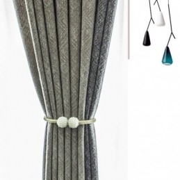 Nordic Patchwork Curtains Solid Color Blackout For Living Room