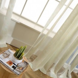 Modern Floral Tulle Curtain Made to Measure Curtain Sheer Living Room Bedroom