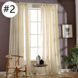 Modern Floral Tulle Curtain Made to Measure Curtain Sheer Living Room Bedroom