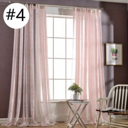 Modern Floral Tulle Curtain Made to Measure Curtain Sheer Living Room Bedroom