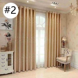 Dot Jacquard Curtains Modern Blackout For Living Room Bedroom