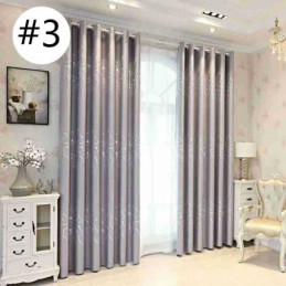 Dot Jacquard Curtains Modern Blackout For Living Room Bedroom