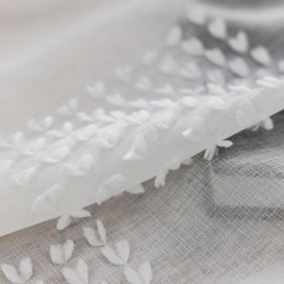 Nordic Sheer Curtain Made to Measure Curtain Embossed Tulle Living Room Bedroom