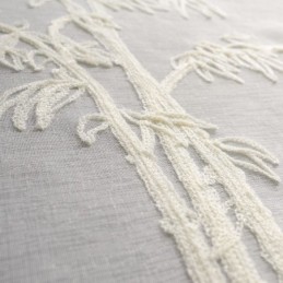 Classic Sheer Curtain Made to Measure Curtain Bamboo Embroidered Tulle Curtains For Living Room