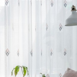 Upscale Embroidery Curtain Made to Measure Curtain Home Decor Sheer Living Room Bedroom