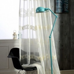 Embroidered Sheer Curtain...