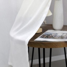 Velvet Sheer Window Curtains Elegant Voile Panels Living Room Bedroom