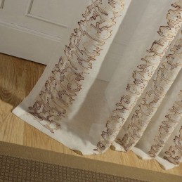 Modern Sheer Voile Curtains Decorative Window Drapes Living Room Bedroom