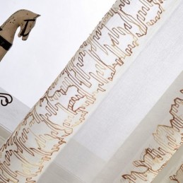 Modern Sheer Voile Curtains Decorative Window Drapes Living Room Bedroom