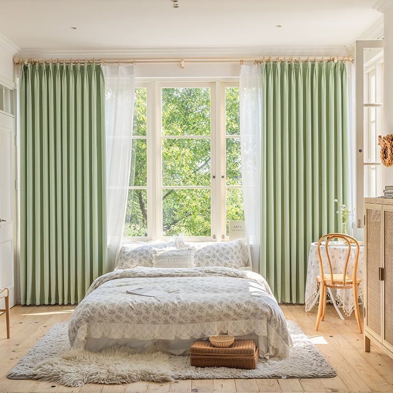 Leaves Jacquard Curtains Blackout For Living Room