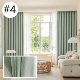 Leaves Jacquard Curtains Blackout For Living Room