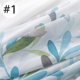 Vine Pattern Voile Curtain Made to Measure Curtain Printed Sheer Curtains Living Room Bedroom