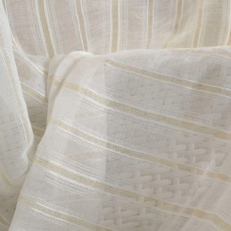 Nordic Sheer Curtain Made to Measure Curtain Stripe Tulle For Living Room Bedroom