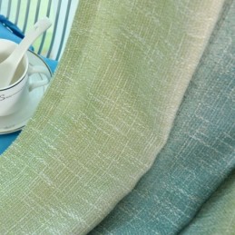 Simple Semi Blackout Curtain Made to Measure Curtain Colorful Stripes Printed Living Room