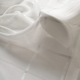 Geometric Jacquard Sheer Curtain Made to Measure Curtain Luxury Tull Living Room Bedroom