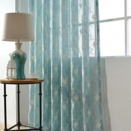 Embroidered Voile Drapes...