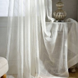 White Sheer Curtains...