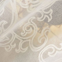 Embroidered Sheer Curtain Made to Measure Curtain White Decor Window Treatment Living Room Bedroom