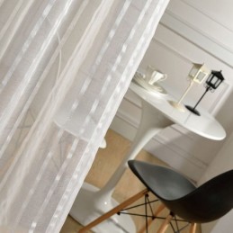 Elegant White Tulle Curtain Made to Measure Curtain Sheer Living Room Bedroom