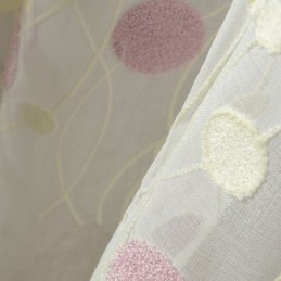 Embroidered Tulle Curtain Made to Measure Curtain Modern Voile Gauze Curtains For Living Room Bedroom