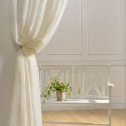 Nordic Voile Curtain Made to Measure Curtain Embroidered Sheer Curtains Living Room Bedroom