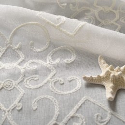 Nordic Voile Curtain Made to Measure Curtain Embroidered Sheer Curtains Living Room Bedroom