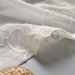 Nordic Voile Curtain Made to Measure Curtain Embroidered Sheer Curtains Living Room Bedroom