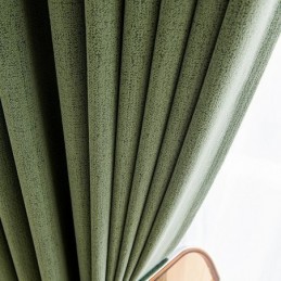 Nordic Curtains Solid Color Blackout For Living Room